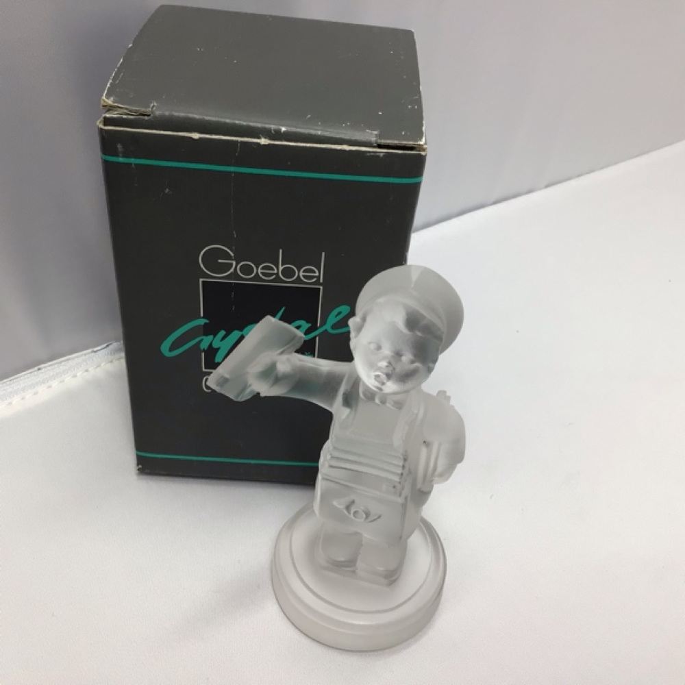 Goebel Hummel figurine frosted postman courier